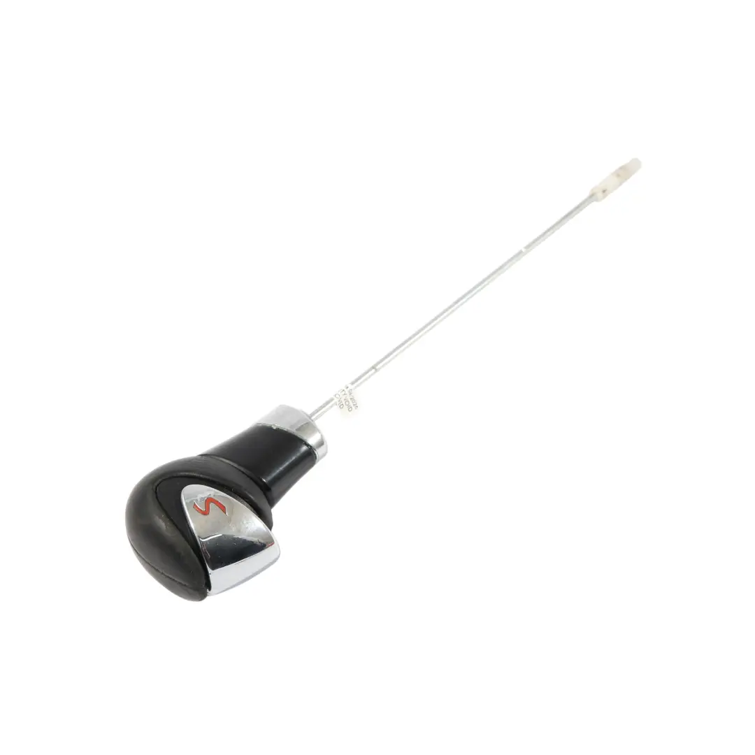 Knob Leather Chrome Shift Ring Lever Grip to Mini Cooper S R55 R56 Gear with Part number 7584239 Mini Cooper S R55 R56 Gear Knob Leather Chrome Shift Ring Lever Grip - SKU 7584239-2 - Part number 7584239