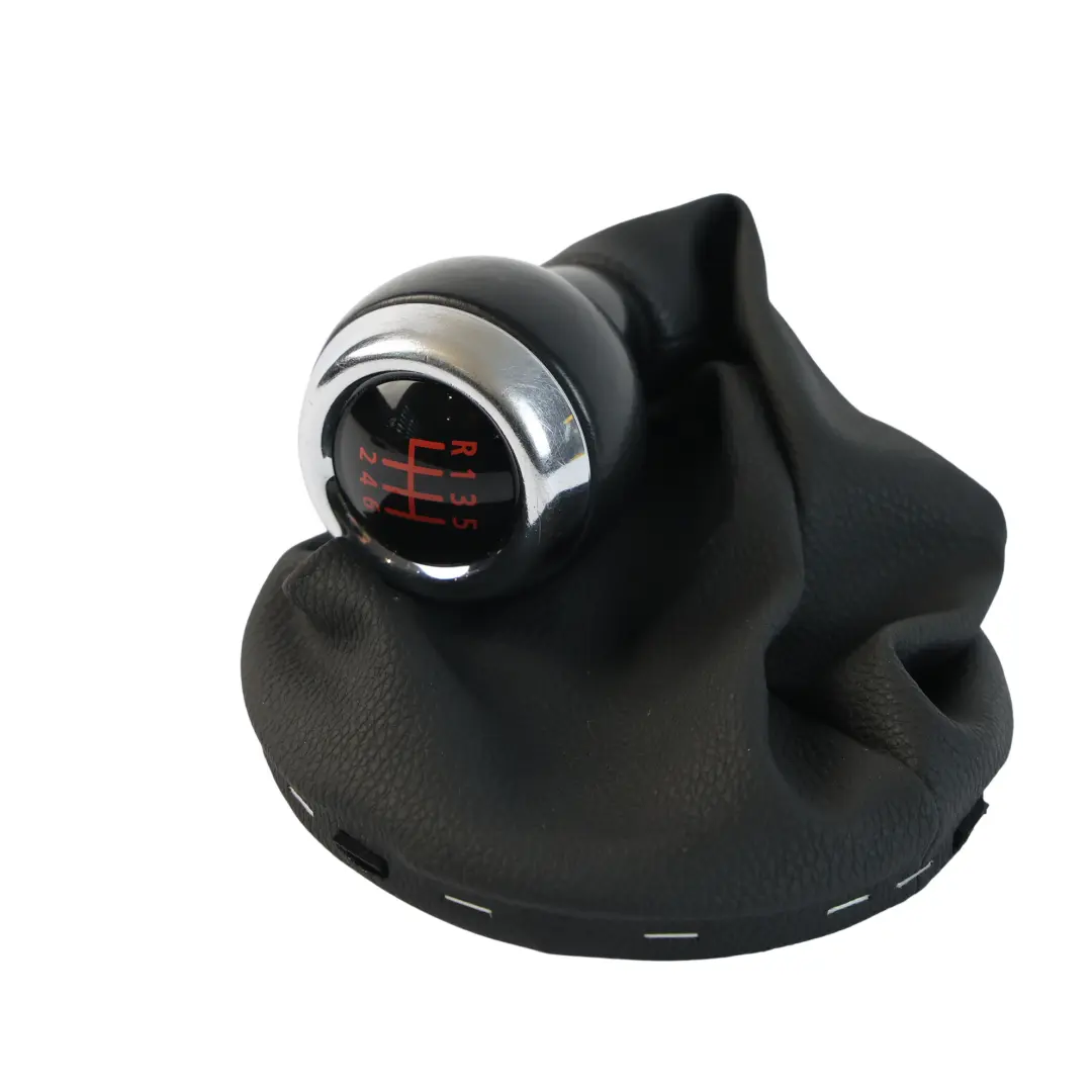 Pommeau Vitesse Soufflet Cuir Rouge 6 Vitesses pour Mini R56 JCW à propos du numéro de pièce 7587887 Mini R56 JCW Pommeau Vitesse Soufflet Cuir Rouge 6 Vitesses - SKU 7587887-1 - Numéro de pièce 7587887