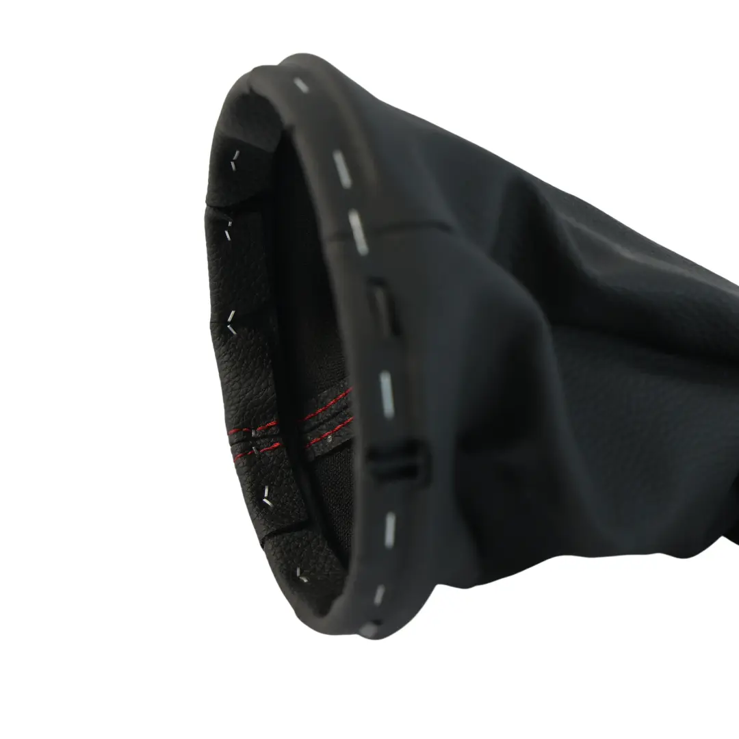 Mini R56 JCW Gałka Dźwignia Zmiany Biegów Skórzana Czerwone Szycie - SKU 7587887-1 - Numer Części 7587887