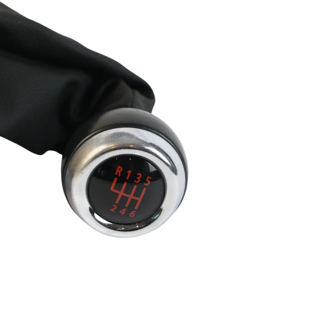 Mini R56 JCW Pommeau Vitesse Soufflet Cuir Rouge 6 Vitesses - SKU 7587887-1 - Numéro de pièce 7587887