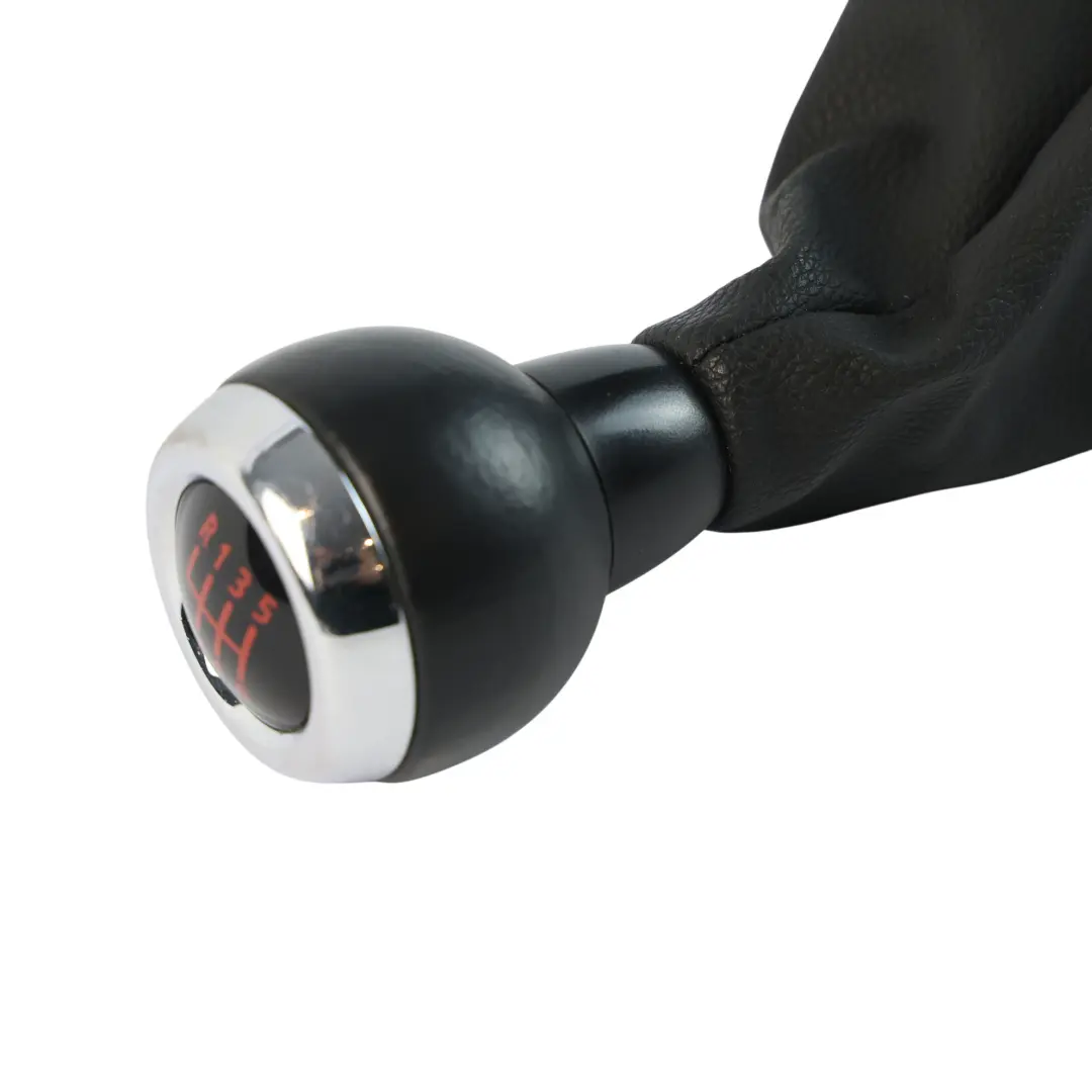 Shift Knob Gaiter Cover Leather Red Stitch 6 Speed to Mini R56 JCW Gear with Part number 7587887 Mini R56 JCW Gear Shift Knob Gaiter Cover Leather Red Stitch 6 Speed - SKU 7587887-1 - Part number 7587887