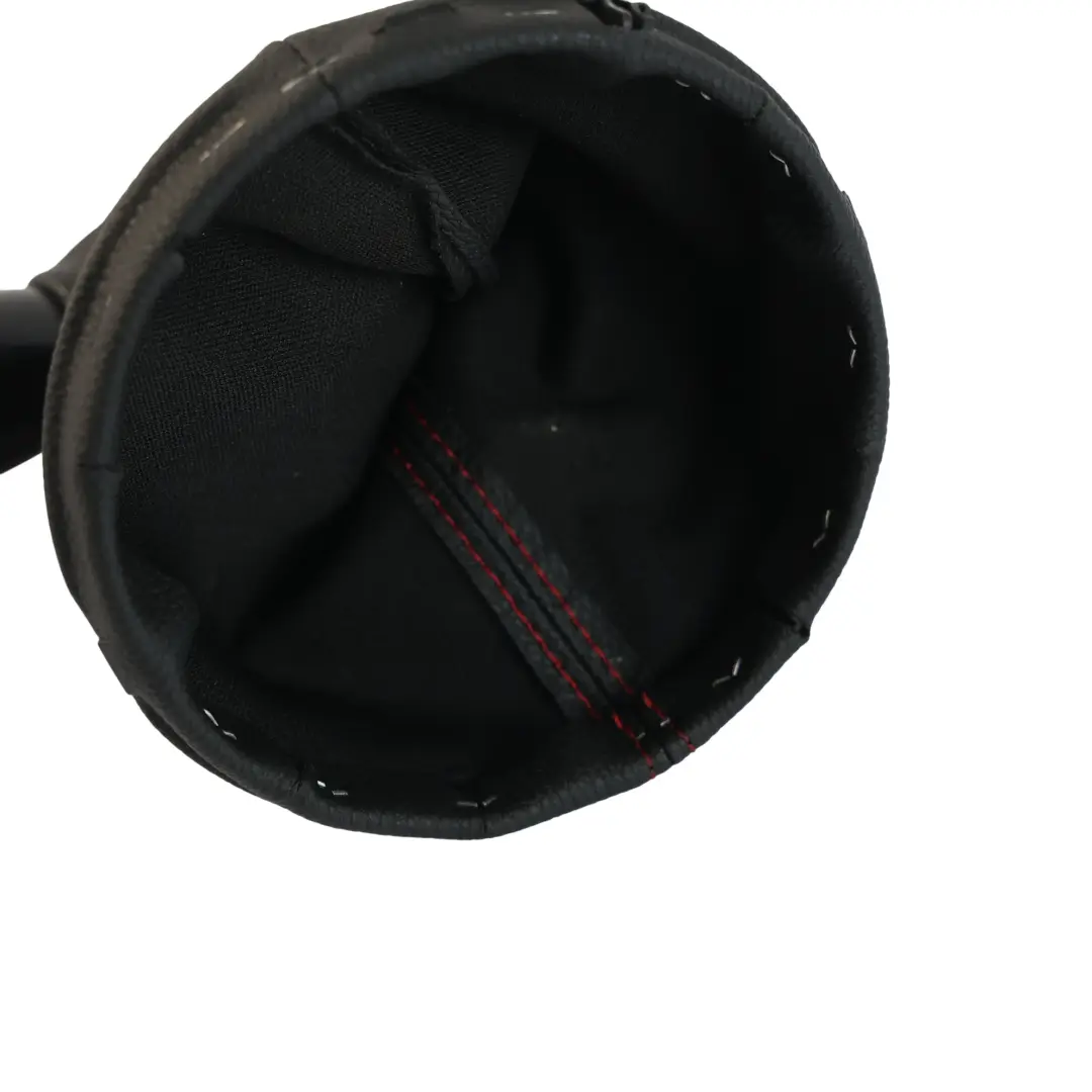 Mini R56 JCW Gear Shift Knob Gaiter Cover Leather Red Stitch 6 Speed - SKU 7587887-1 - Part number 7587887