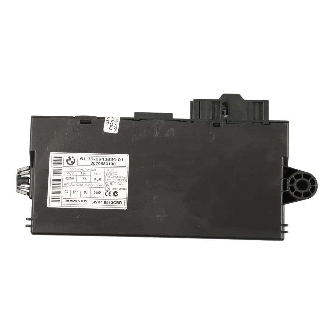N53 190HP Engine Control Module DME Kit 7583332 Manual to BMW E60 LCI 523i with Part number 7592080 BMW E60 LCI 523i N53 190HP Engine Control Module DME Kit 7583332 Manual - SKU 7592080-7 - Part number 7592080