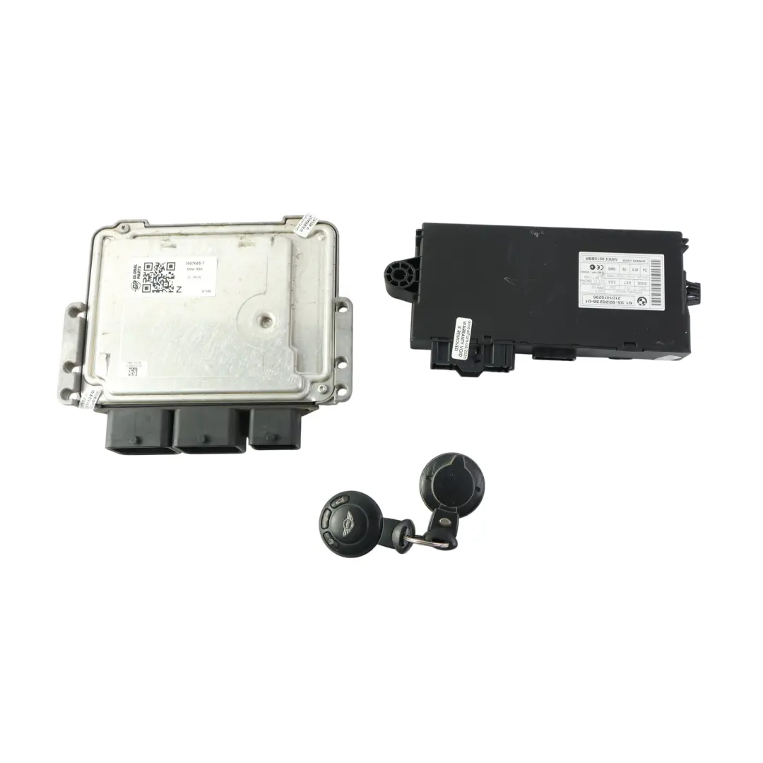 122HP Engine ECU Kit DME Automatic CAS3 + Keys to Mini R56 R57 LCI N16 1.6 with Part number 7607685 Mini R56 R57 LCI N16 1.6 122HP Engine ECU Kit DME Automatic CAS3 + Keys - SKU 7607685-7 - Part number 7607685