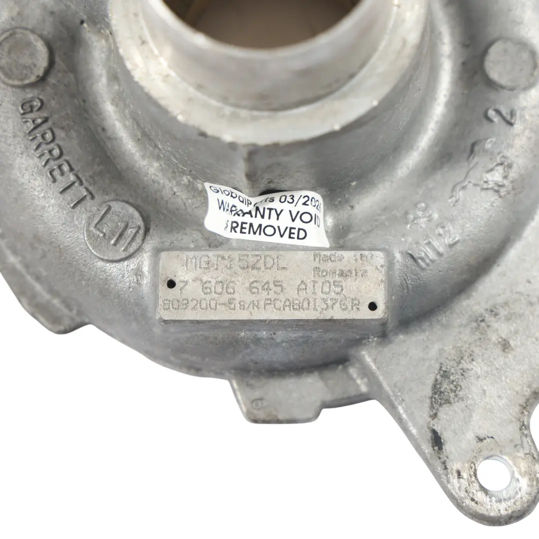 BMW F20 F21 Turbocompresor Gasolina 116i N13 N13B16A - SKU 7643719-5 - Número de pieza 7643719