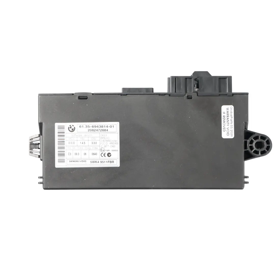 BMW E92 Centralina Motore ECU + CAS3 + Kit Chiavi 231 HP 330d M57N2 - SKU 7805286-6 - Numero di parte 7805286