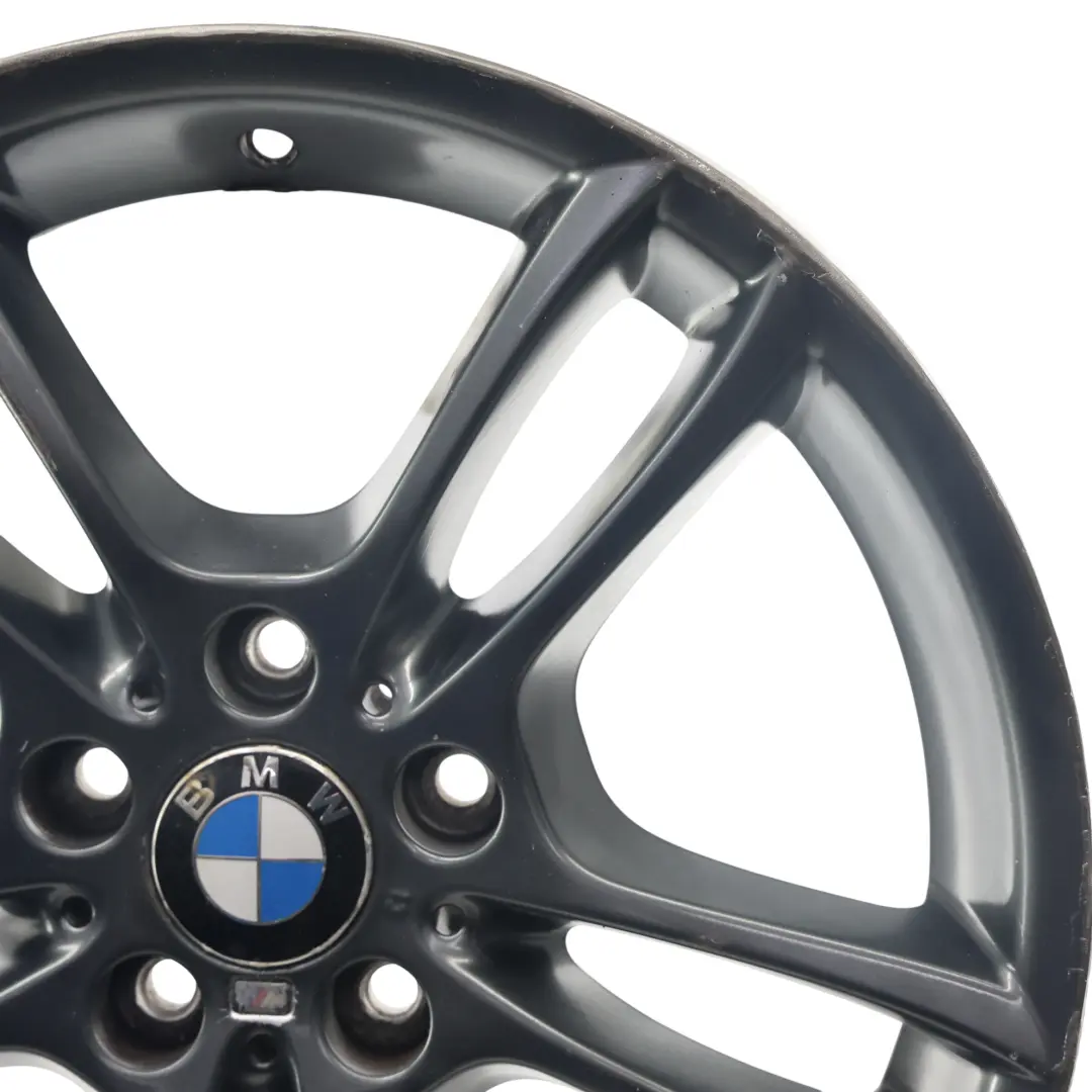 Vorderseite Grau Leicht metall felge 18" 7,5J M Doppelspeiche 261 für BMW E81 E87 mit Teilenummer 7842607 BMW E81 E87 Vorderseite Grau Leicht metall felge 18" 7,5J M Doppelspeiche 261 - SKU 7842607-1 - Teilenummer 7842607