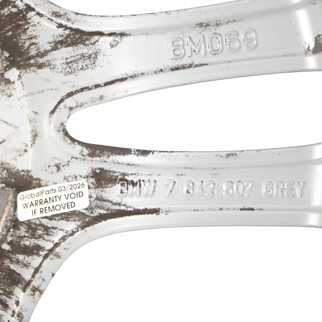 BMW E81 E87 Vorderseite Grau Leicht metall felge 18" 7,5J M Doppelspeiche 261 - SKU 7842607-1 - Teilenummer 7842607