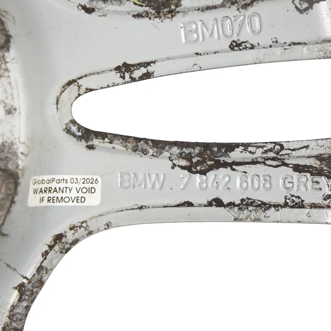 Grau Alu Alufelge Hinten 18" ET:52 8,5J M Doppelspeiche 261 für BMW E81 E87 mit Teilenummer 7842608 BMW E81 E87 Grau Alu Alufelge Hinten 18" ET:52 8,5J M Doppelspeiche 261 - SKU 7842608-1 - Teilenummer 7842608