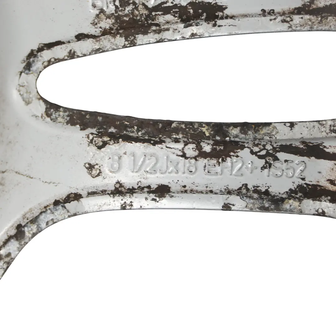 BMW E81 E87 Grey Rear Alloy Wheel Rim 18" 8,5J ET:52 M Double Spoke 261 - SKU 7842608-1 - Part number 7842608