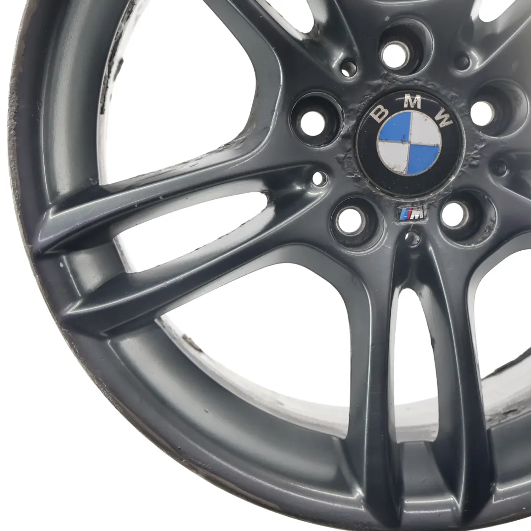 BMW E81 E87 Grau Alu Alufelge Hinten 18" ET:52 8,5J M Doppelspeiche 261 - SKU 7842608-1 - Teilenummer 7842608