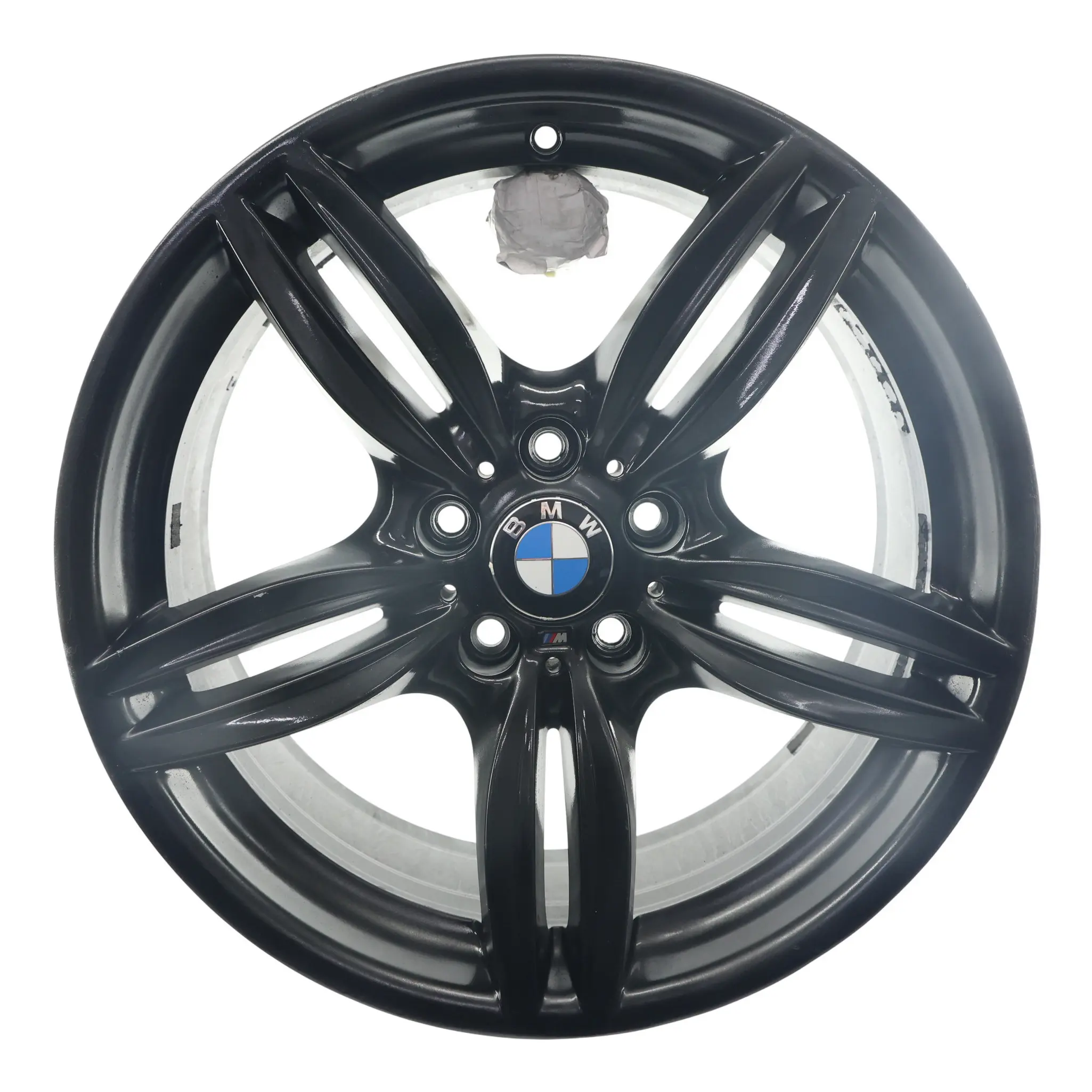 BMW F10 F11 F12 Front Black Alloy Wheel Rim 19" 8,5J M Double Spoke 351 7842652