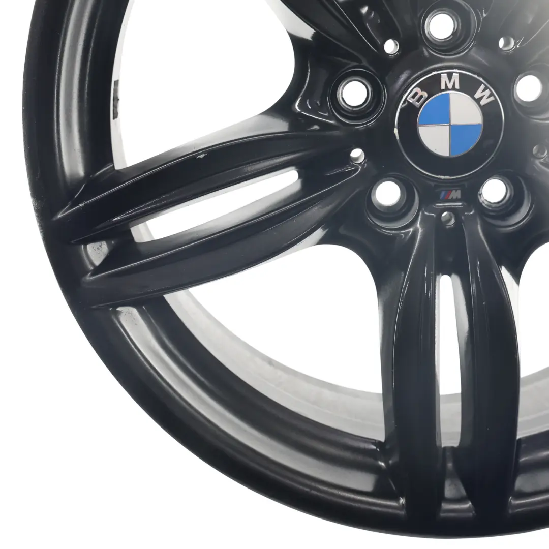 Schwarzes Vorderrad Felge 19" 8,5J M Doppel speiche 351 für BMW F10 F11 F12 mit Teilenummer 7842652 BMW F10 F11 F12 Schwarzes Vorderrad Felge 19" 8,5J M Doppel speiche 351 - SKU 7842652-4 - Teilenummer 7842652