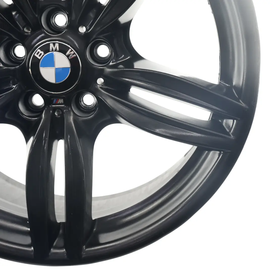 BMW F10 F11 F12 Cerchio anteriore lega nera 19" 8,5J M Doppie razze 351 - SKU 7842652-4 - Numero di parte 7842652