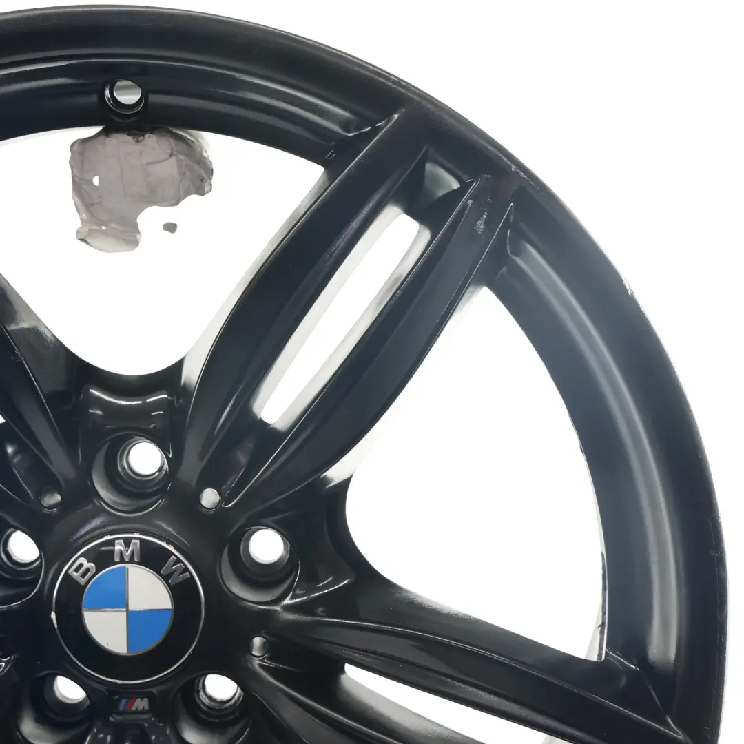 Front Black Alloy Wheel Rim 19" 8,5J M Double Spoke 351 to BMW F10 F11 F12 with Part number 7842652 BMW F10 F11 F12 Front Black Alloy Wheel Rim 19" 8,5J M Double Spoke 351 - SKU 7842652-4 - Part number 7842652