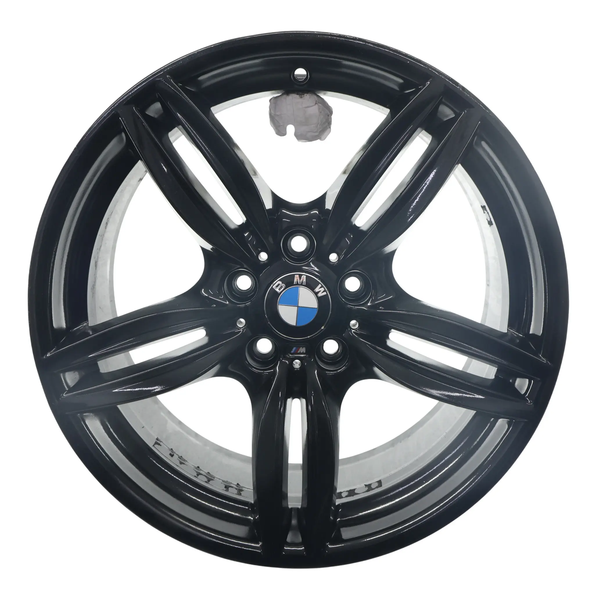 BMW F10 F12 Black Rear Wheel Alloy Rim M Double Spoke 351 9J 19" ET:44 7842653