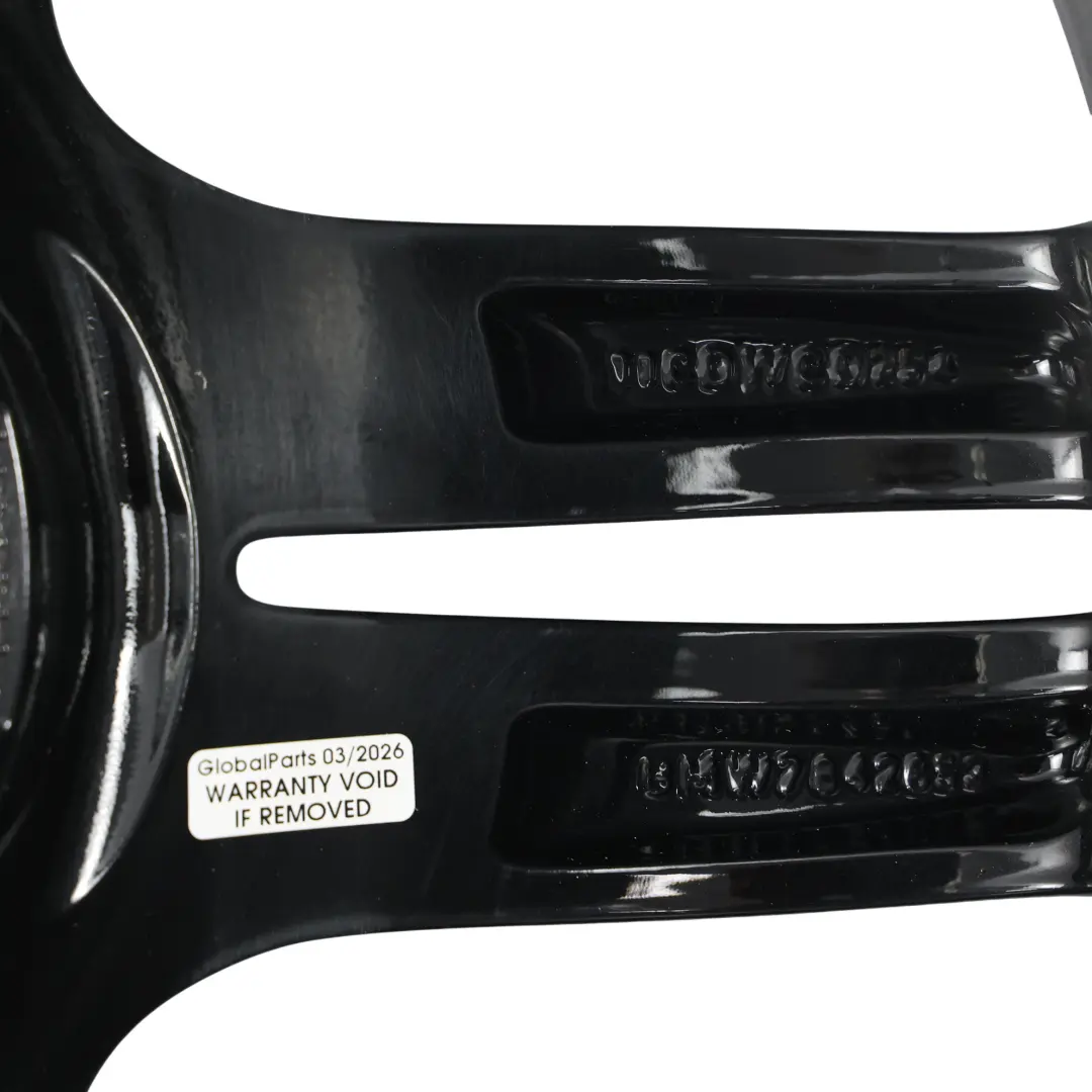 BMW F10 F12 Black Rear Wheel Alloy Rim M Double Spoke 351 9J 19" ET:44 - SKU 7842653-4 - Part number 7842653