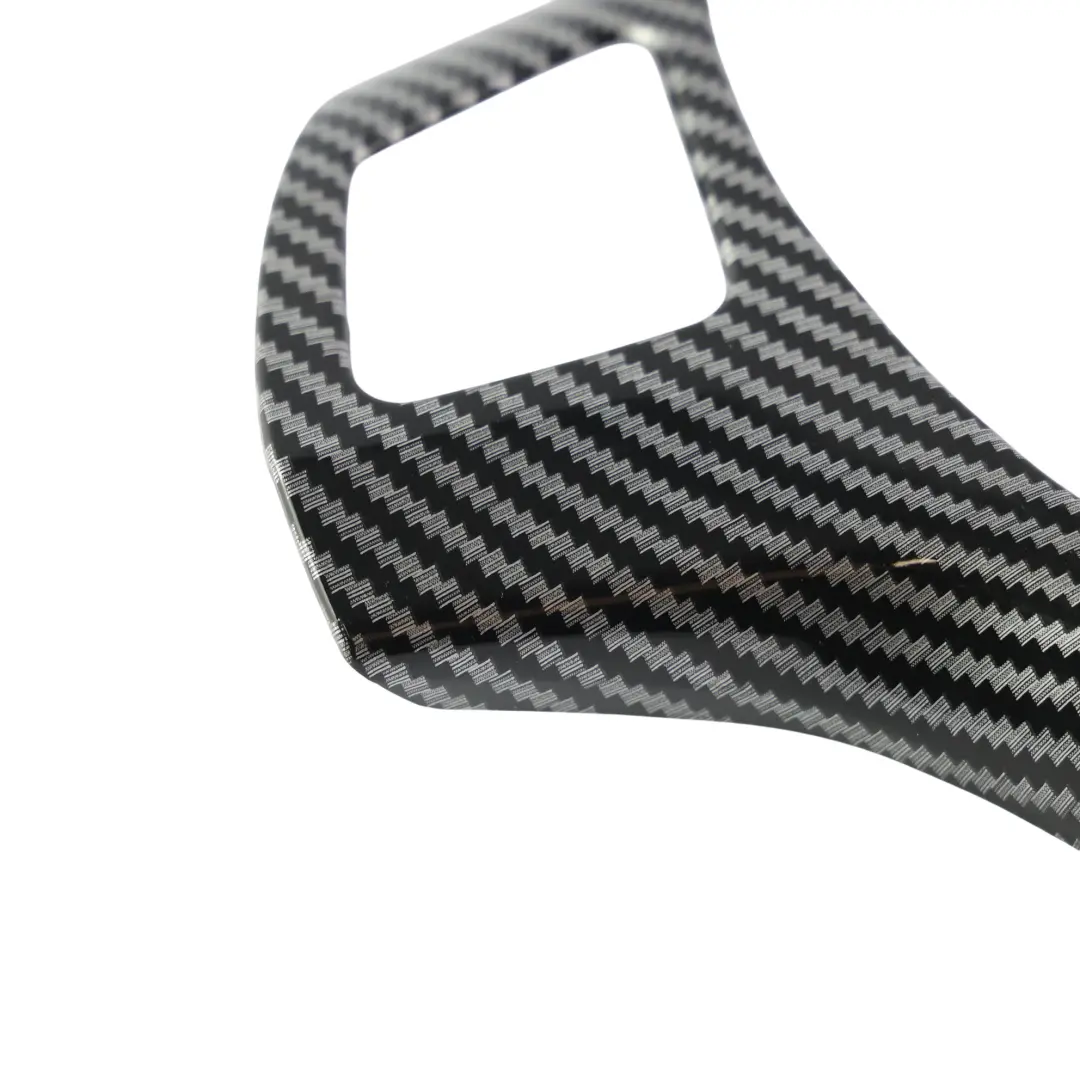 Cubierta Volante Trim Carbono para BMW E82 E87 LCI E91 E92 E93 LCI con número de pieza 7845527 BMW E82 E87 LCI E91 E92 E93 LCI Cubierta Volante Trim Carbono - SKU 7845527-6 - Número de pieza 7845527
