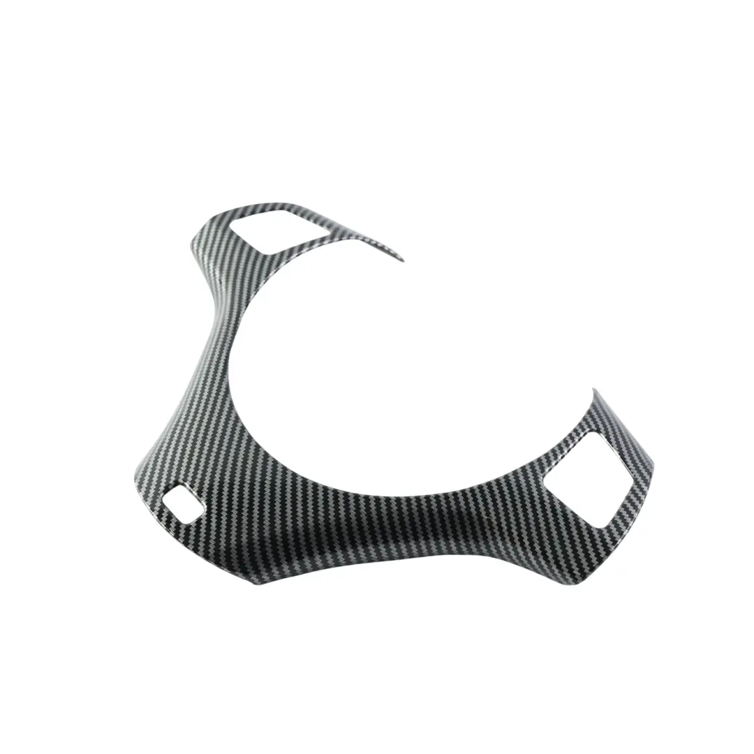 Steering Wheel Cover Trim Carbon Look to BMW E82 E87 LCI E91 E92 E92 LCI E93 LCI with Part number 7845527 BMW E82 E87 LCI E91 E92 E92 LCI E93 LCI Steering Wheel Cover Trim Carbon Look - SKU 7845527-6 - Part number 7845527
