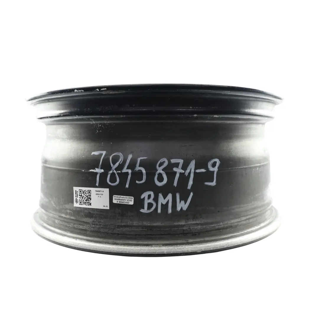 BMW F20 F21 F22 Llanta De Aleación Negra 18" ET:52 8J M Styling 436 - SKU 7845871-9 - Número de pieza 7845871