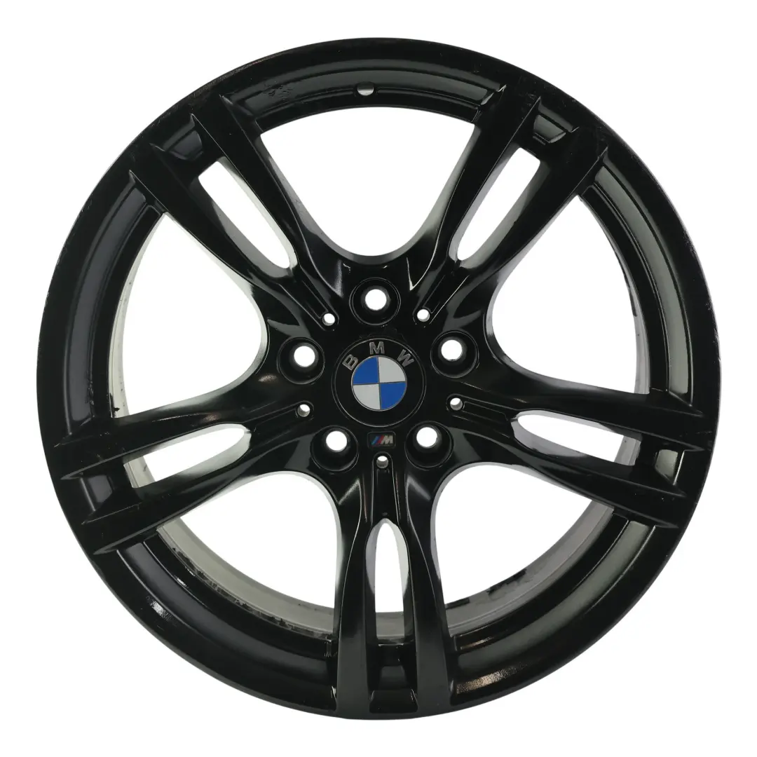 Schwarz Alu Felge Alufelge 18" M Sternspeiche 400 8J ET:34 für BMW F30 F31 F32 F33 mit Teilenummer 7845880 BMW F30 F31 F32 F33 Schwarz Alu Felge Alufelge 18" M Sternspeiche 400 8J ET:34 - SKU 7845880-4 - Teilenummer 7845880