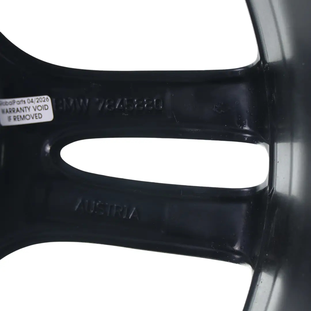 BMW F30 F31 F32 F33 llanta Aleación Negro 18 "M Star Spoke 400 8J ET:34 - SKU 7845880-4 - Número de pieza 7845880