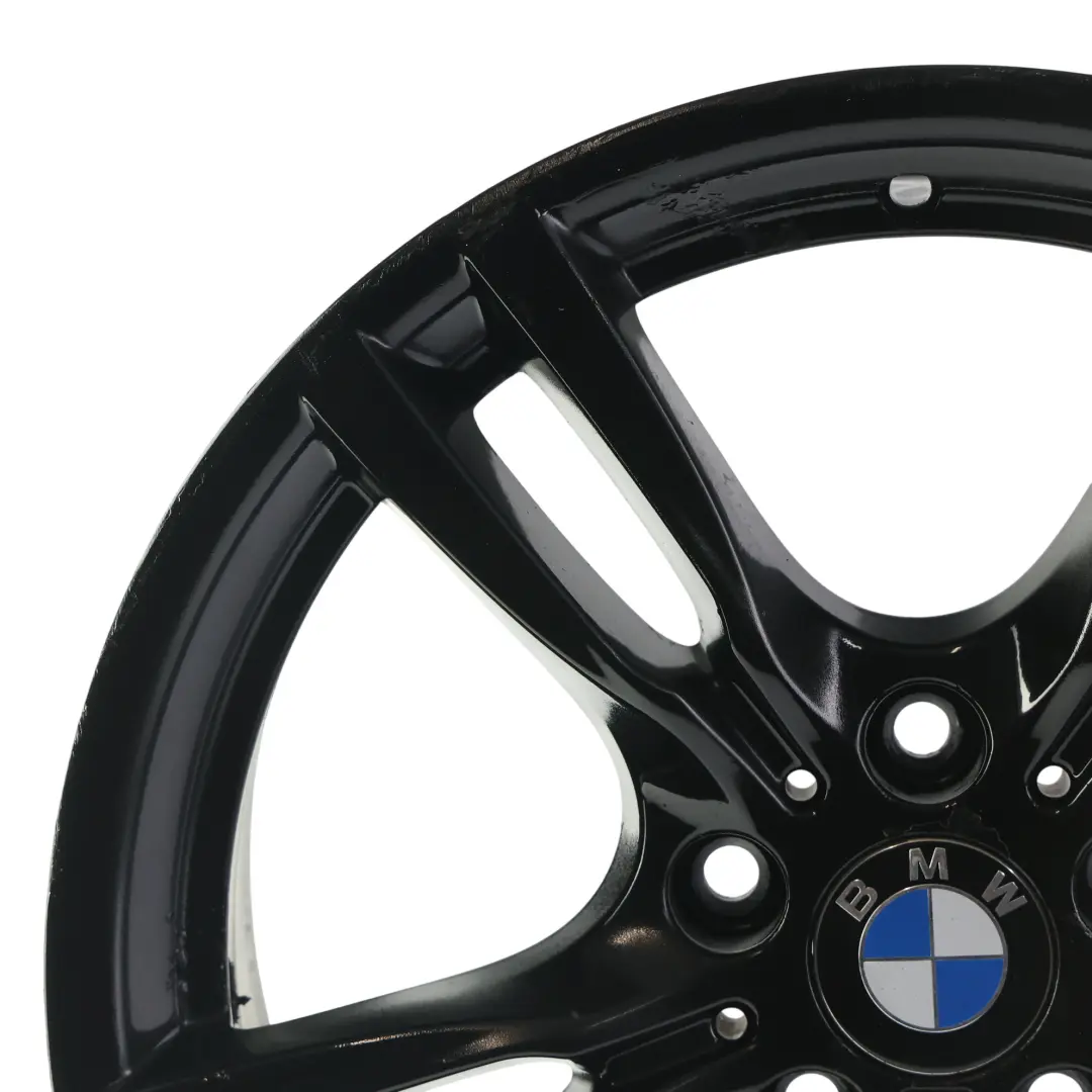 Schwarz Alu Felge Alufelge 18" M Sternspeiche 400 8J ET:34 für BMW F30 F31 F32 F33 mit Teilenummer 7845880 BMW F30 F31 F32 F33 Schwarz Alu Felge Alufelge 18" M Sternspeiche 400 8J ET:34 - SKU 7845880-4 - Teilenummer 7845880