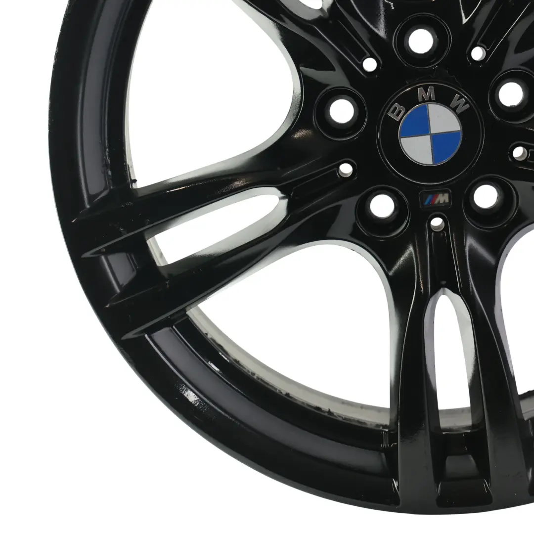 BMW F30 F31 F32 F33 Schwarz Alu Felge Alufelge 18" M Sternspeiche 400 8J ET:34 - SKU 7845880-4 - Teilenummer 7845880