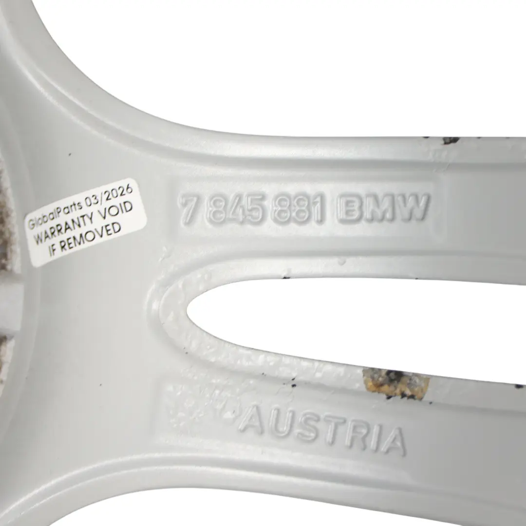 BMW F30 F31 F32 Rear Wheel Alloy Rim 18" 8,5J ET:47 M Star Spoke 400 - SKU 7845881-7 - Part number 7845881