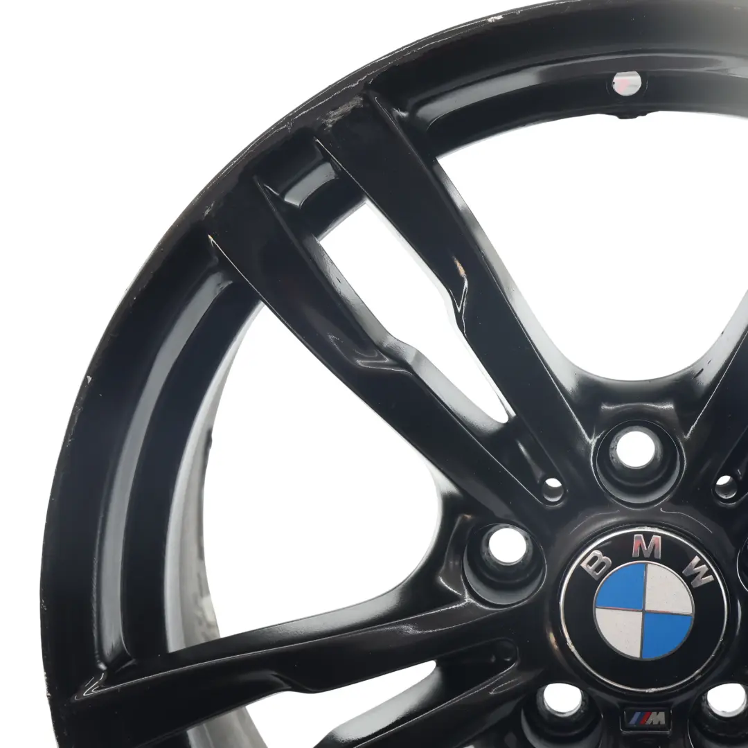 BMW F30 F31 F32 Black Wheel Alloy Rim 18" 8J ET:34 M Double Spoke 441 - SKU 7846778-3 - Part number 7846778