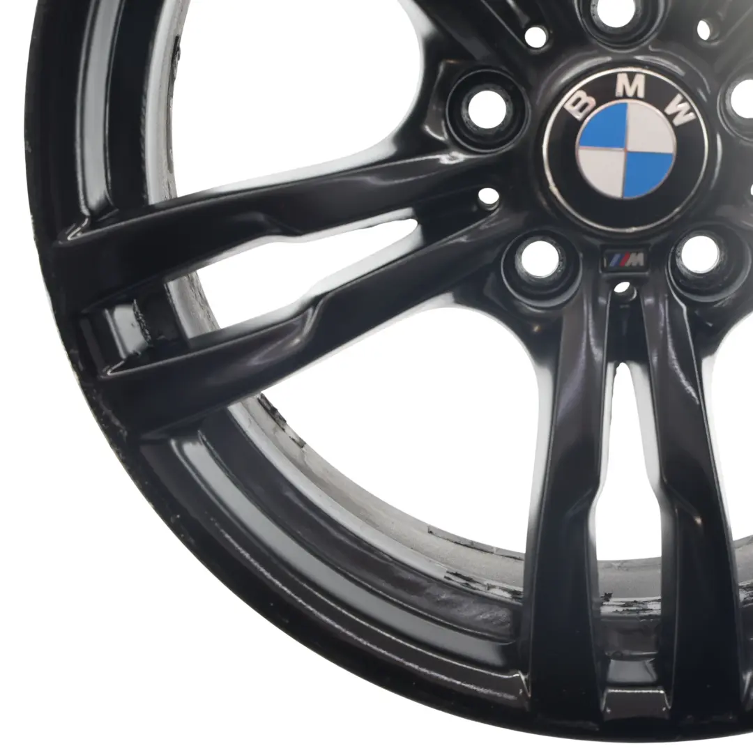 BMW F30 F31 F32 Black Wheel Alloy Rim 18" 8J ET:34 M Double Spoke 441 - SKU 7846778-3 - Part number 7846778