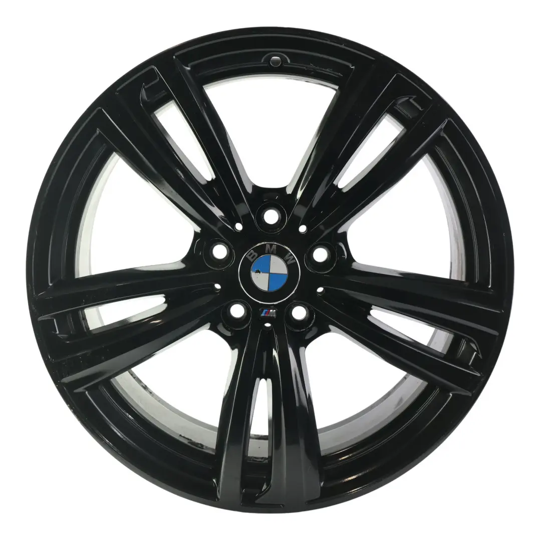 BMW F30 F31 F32 Rear Black Alloy Wheel Rim 19" 8,5J ET:47 M Styling 442 - SKU 7846781-11 - Part number 7846781