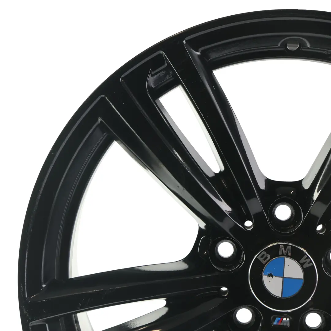 BMW F30 F31 F32 Rear Black Alloy Wheel Rim 19" 8,5J ET:47 M Styling 442 - SKU 7846781-11 - Part number 7846781