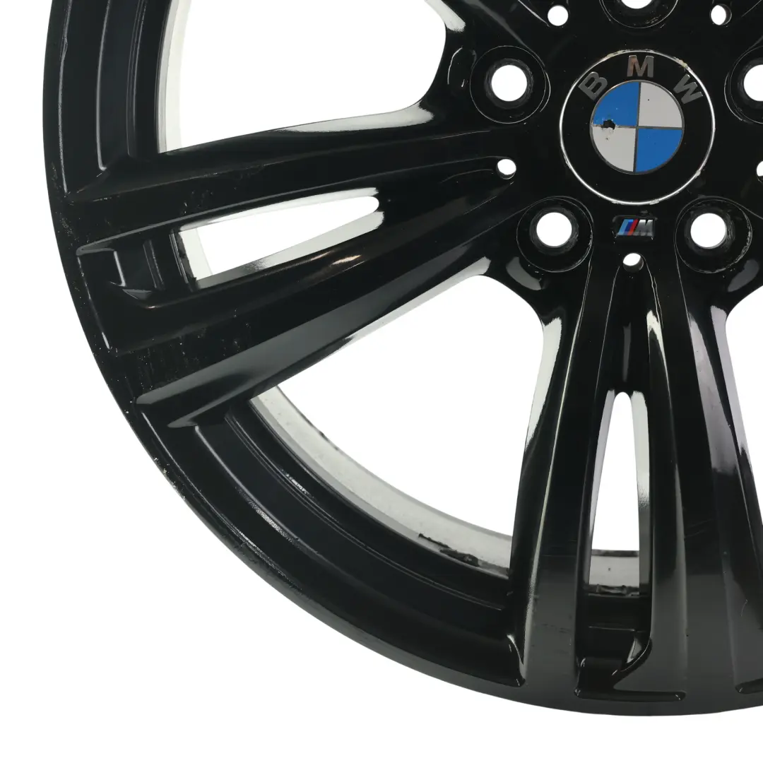 BMW F30 F31 F32 Rear Black Alloy Wheel Rim 19" 8,5J ET:47 M Styling 442 - SKU 7846781-11 - Part number 7846781