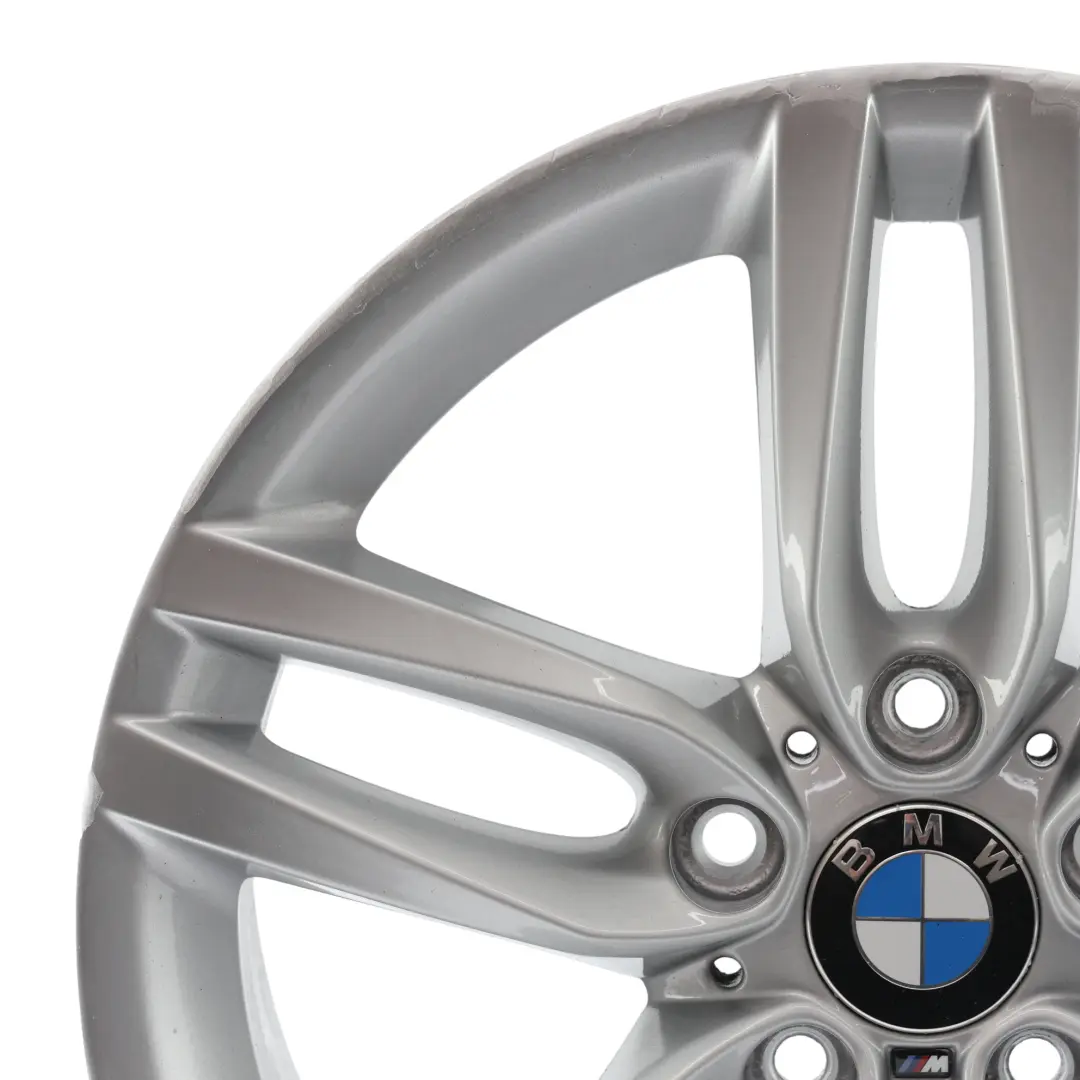 BMW F20 F21 Silver Alloy Wheel Rim 18" 7,5J ET:45 M Double Spoke 461 - SKU 7846784-2 - Part number 7846784