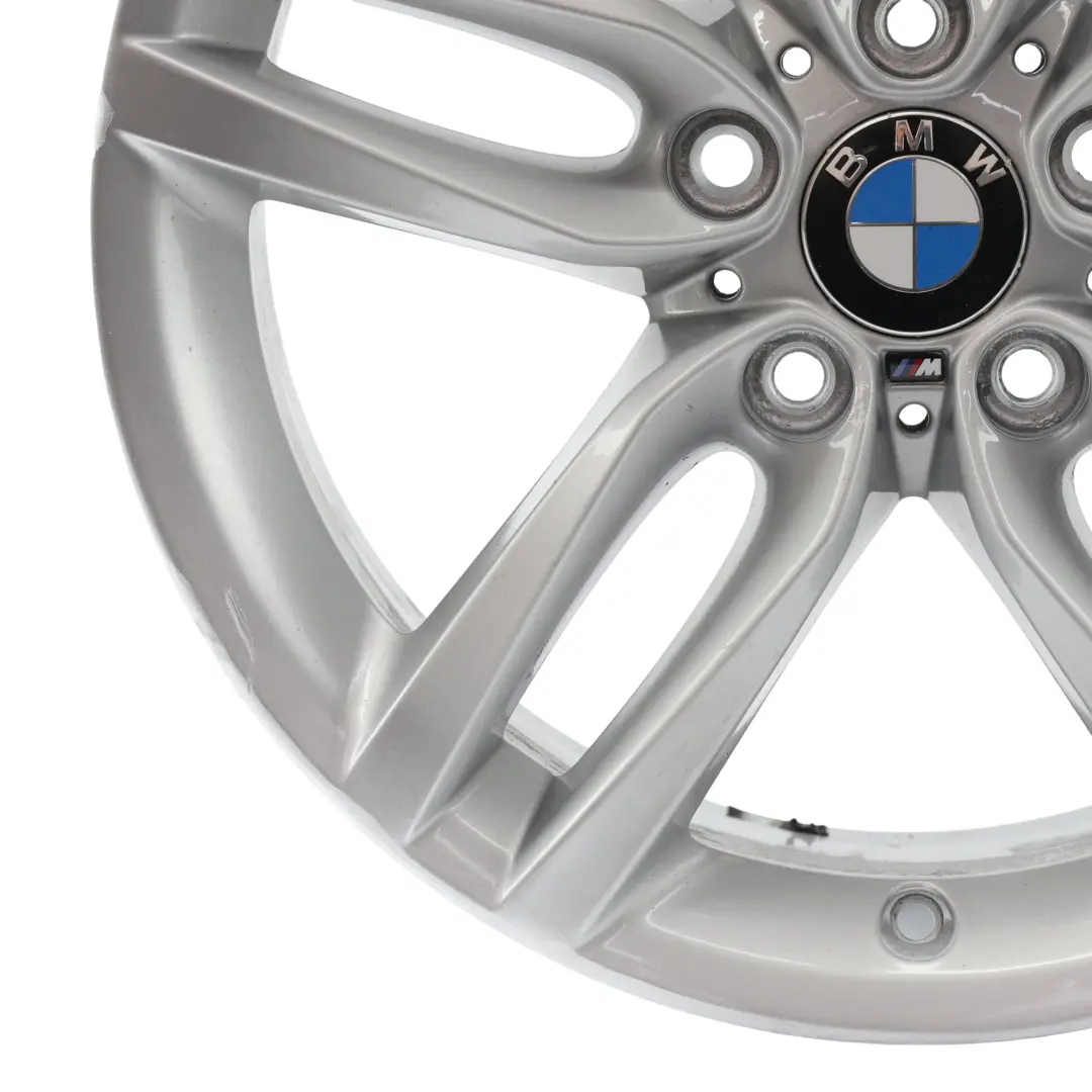 BMW F20 F21 Silver Alloy Wheel Rim 18" 7,5J ET:45 M Double Spoke 461 - SKU 7846784-2 - Part number 7846784