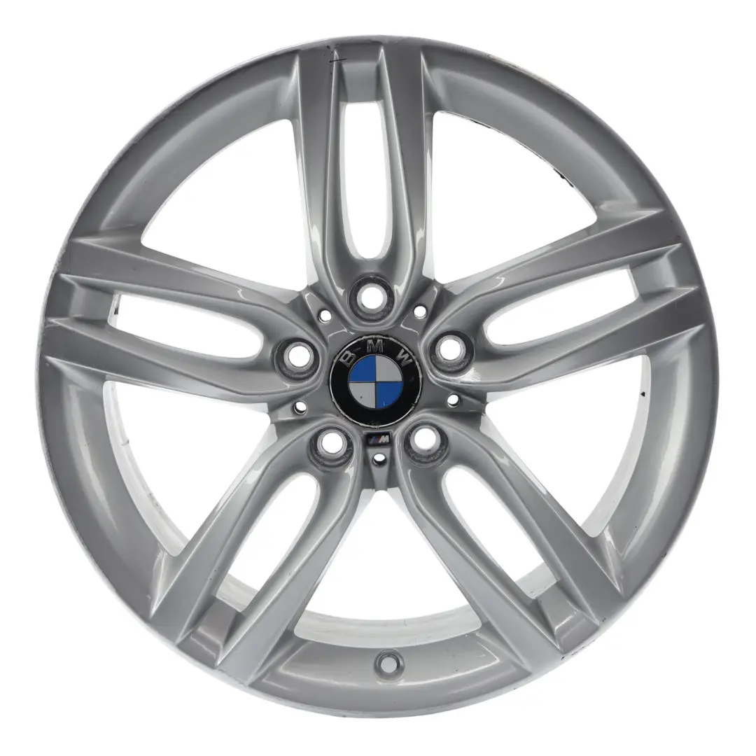 BMW F20 F21 Silver Alloy Wheel Rim 18" 7,5J ET:45 M Double Spoke 461 - SKU 7846784-5 - Part number 7846784