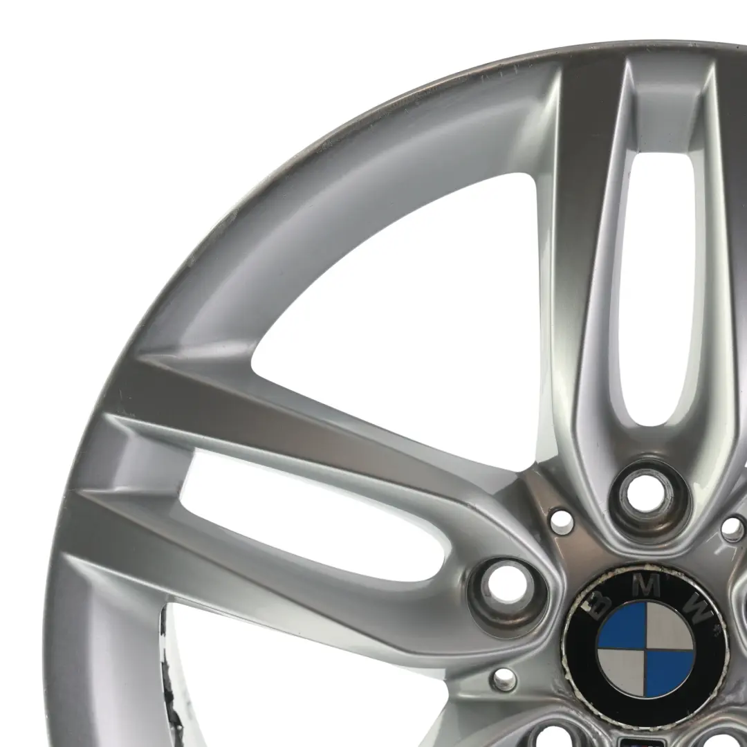 BMW F20 F21 Jante arrière alliage argenté 18" 8J ET:52 M Double Spoke - SKU 7846785-1 - Numéro de pièce 7846785