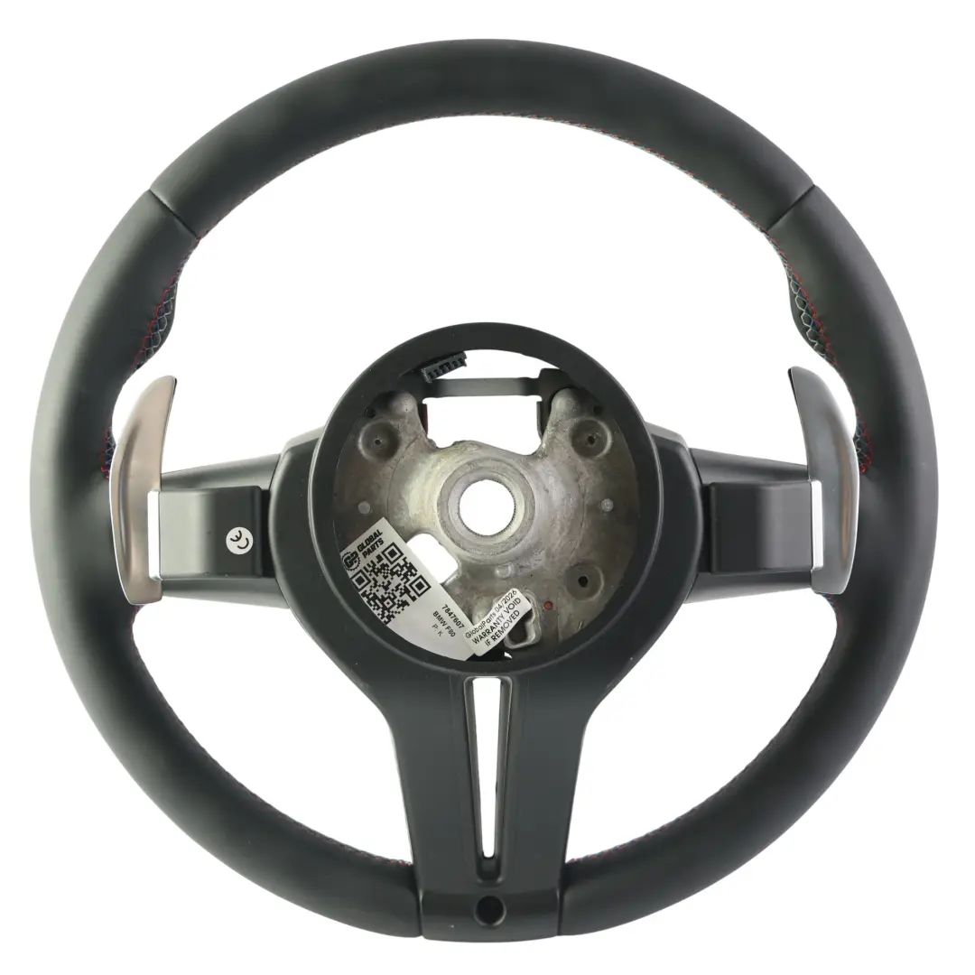 Kierownica M Sport Czarna Skóra Grzana Łopatki do BMW F87 M2 F80 M3 F82 M4 o numerze 7847607 BMW F87 M2 F80 M3 F82 M4 Kierownica M Sport Czarna Skóra Grzana Łopatki - SKU 7847607 - Numer Części 7847607