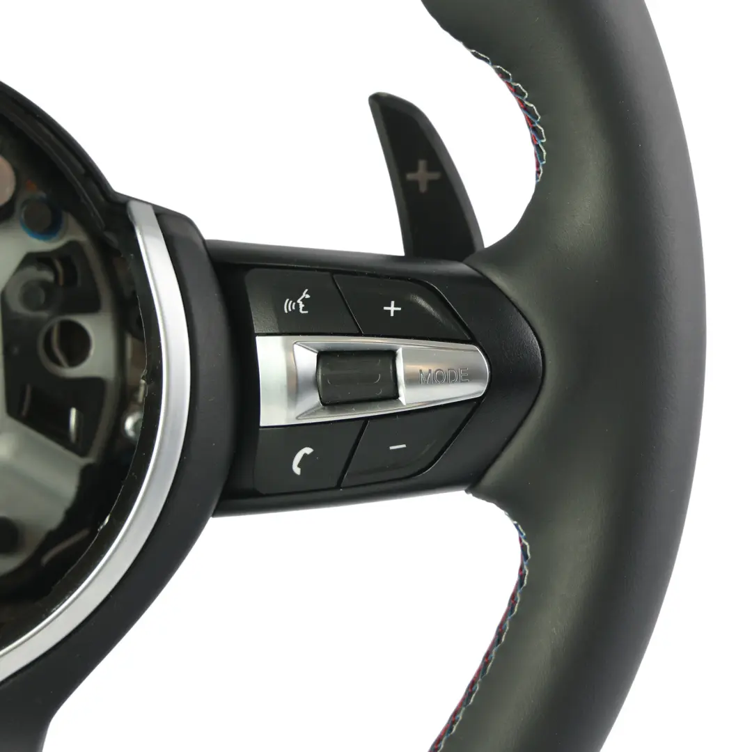 Steering Wheel BMW F87 M2 F80 M3 F82 M4 M Sport Leather Heated Paddle Shift to with Part number 7847607 Steering Wheel BMW F87 M2 F80 M3 F82 M4 M Sport Leather Heated Paddle Shift - SKU 7847607 - Part number 7847607