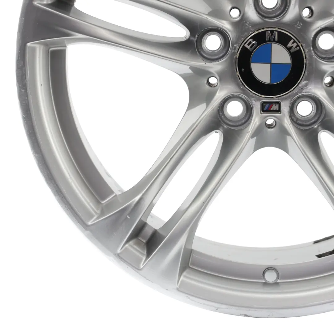 Rim Alloy 18" 9J ET:44 M Double Spoke 613 to BMW F10 F06 F12 Rear Wheel with Part number 7848573 BMW F10 F06 F12 Rear Wheel Rim Alloy 18" 9J ET:44 M Double Spoke 613 - SKU 7848573-1 - Part number 7848573