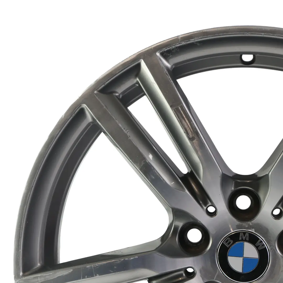Ferric Grau Leicht metall felge 18" ET:57 8J für BMW F45 F46 mit Teilenummer 7848602 BMW F45 F46 Ferric Grau Leicht metall felge 18" ET:57 8J - SKU 7848602-1 - Teilenummer 7848602