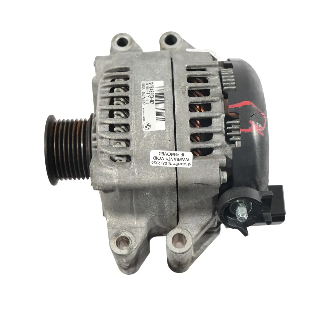  Alternador BMW F87 M2 F80 M3 F82 F83 M4 S55 Motor Generador 250A Denso - SKU 7848603-1 - Número de pieza 7848603