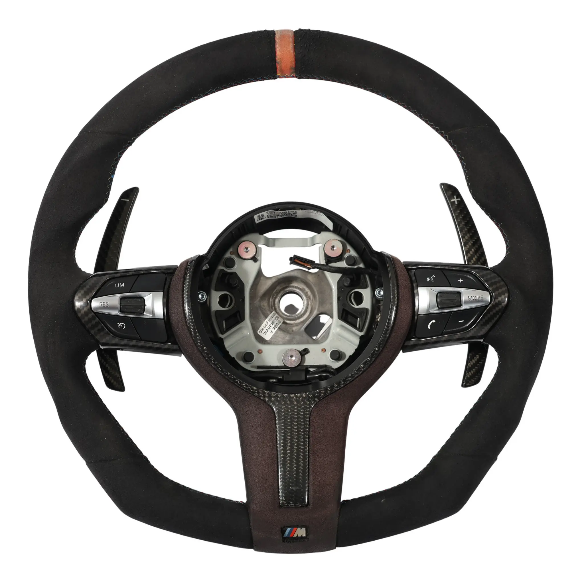 BMW F20 F21 LCI F30 F31 F32 Volante M Sport Alcantara Cambio al Volante Carbonio