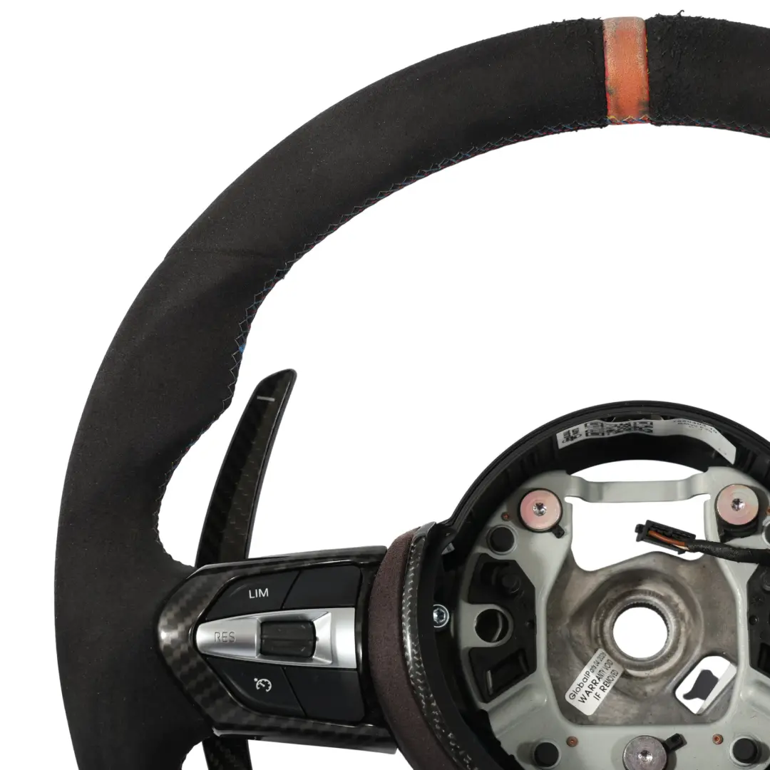 BMW F20 F21 LCI F30 F31 F32 Steering Wheel M Sport Alcantara Paddle Shift Carbon - SKU 7850403-10 - Part number 7850403