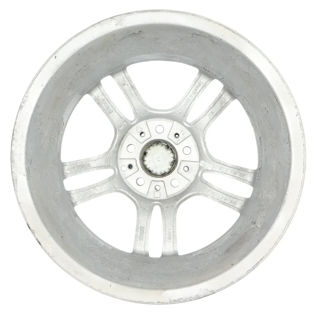 BMW E87 Llanta De Aleacion Delantera Plateada 18" M Doble Radio 261 7,5J - SKU 7891050-1 - Número de pieza 7891050