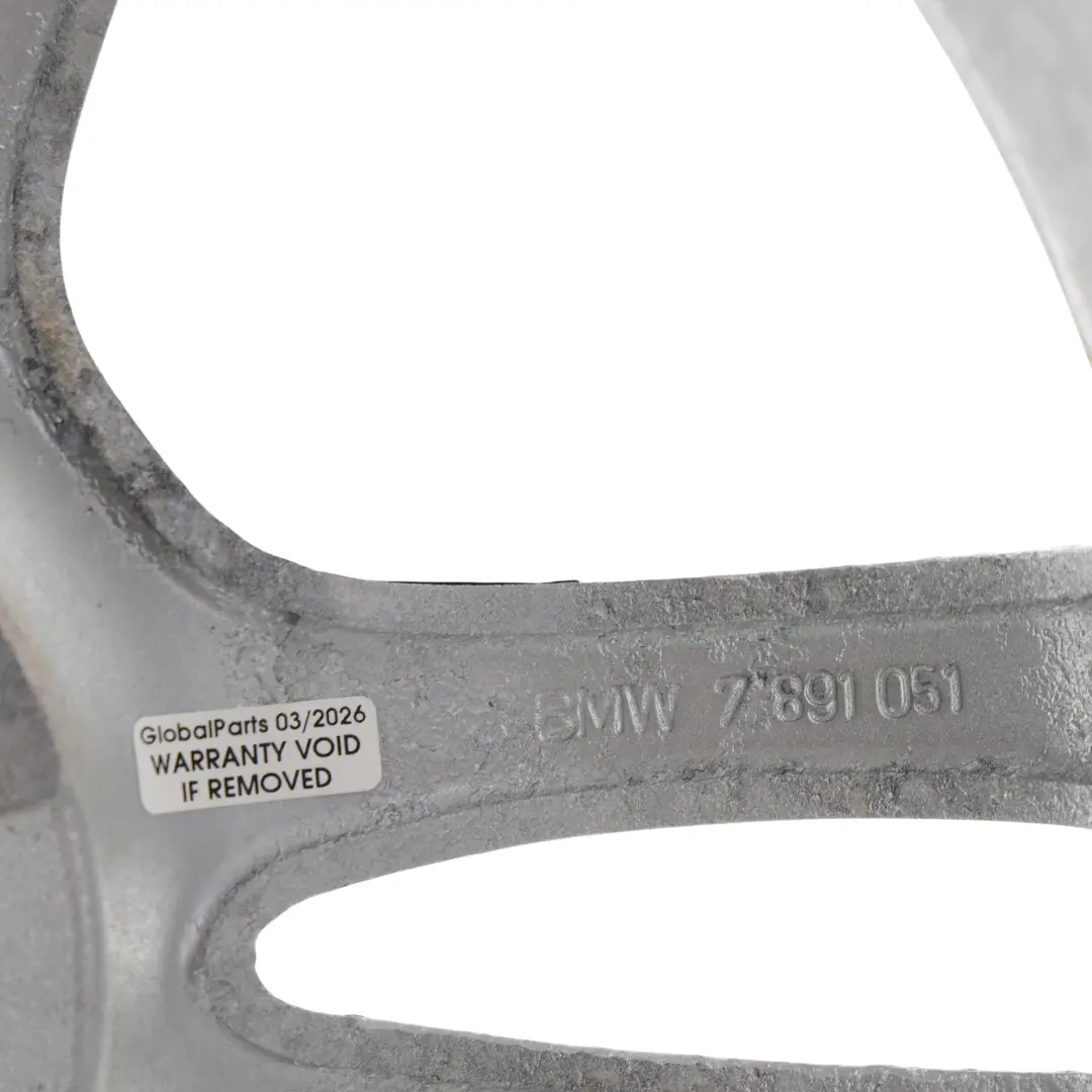 BMW E81 E82 E87 261 8,5J ET:52 Jante Arrière Alliage 18" M Double Rayons - SKU 7891051-2 - Numéro de pièce 7891051