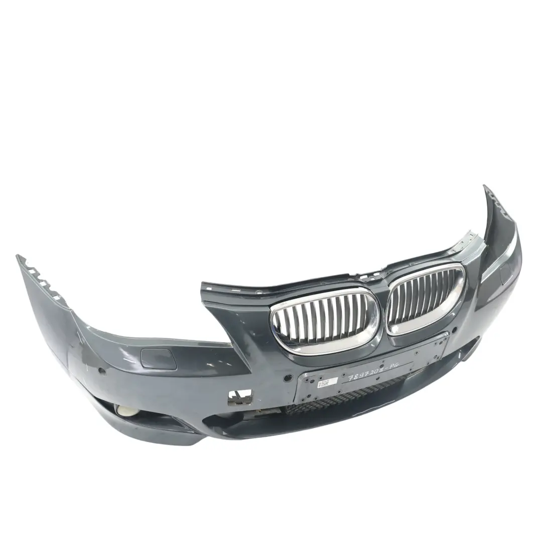 BMW E60 M Sport Front Bumper Platingrau Metallic - A68 - SKU 7897208-PG - Part number 7897208