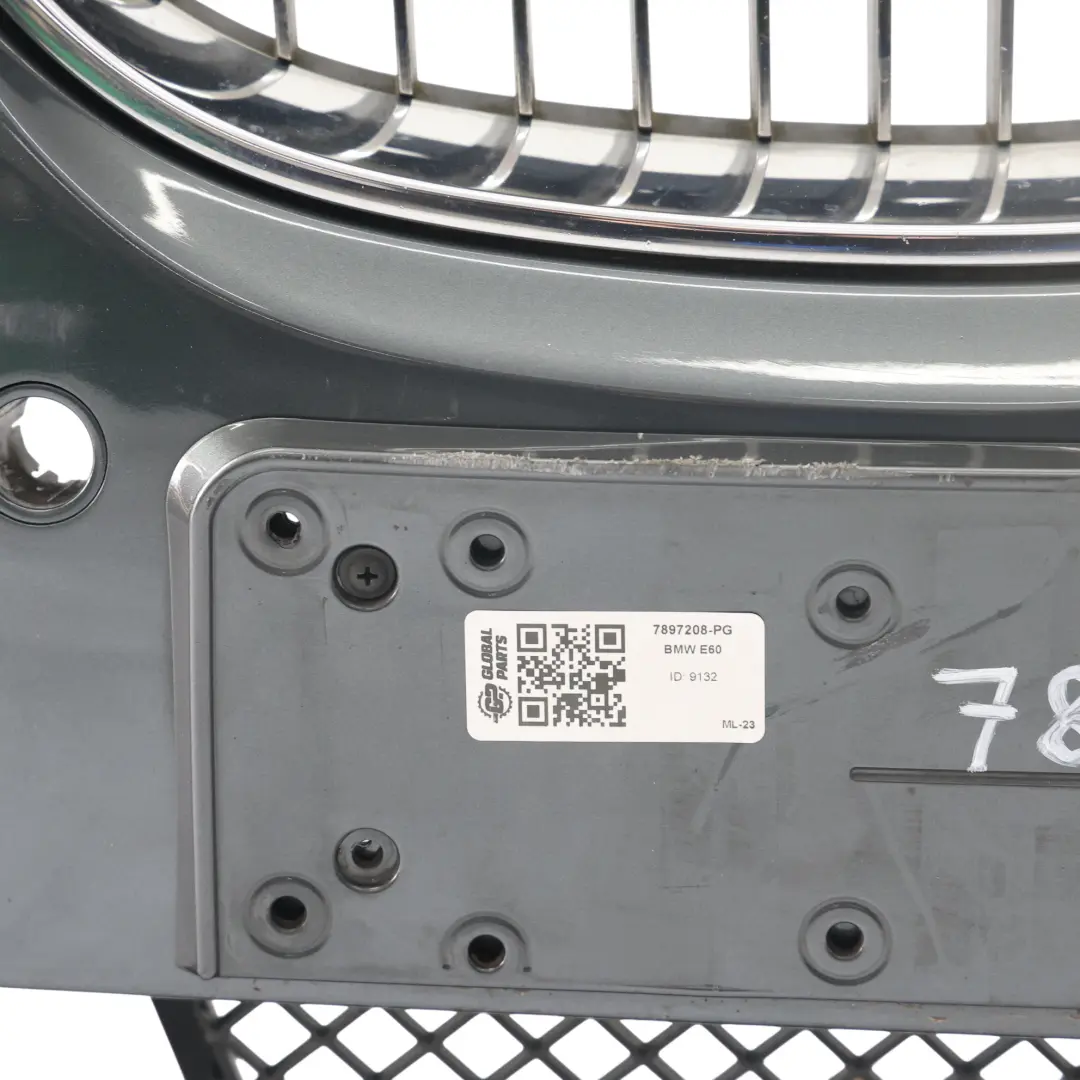 BMW E60 M Sport Front Bumper Platingrau Metallic - A68 - SKU 7897208-PG - Part number 7897208