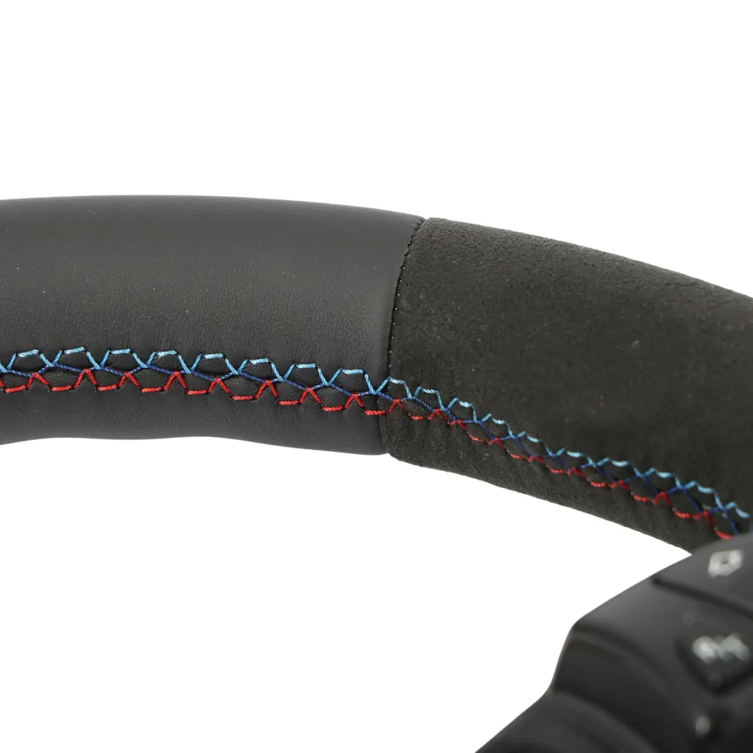 Lenkrad NEU Schwarz Leder Alcantara M Sport Multifunktion für BMW Z4 E85 mit Teilenummer 7906780 BMW Z4 E85 Lenkrad NEU Schwarz Leder Alcantara M Sport Multifunktion - SKU 7906780-2 - Teilenummer 7906780